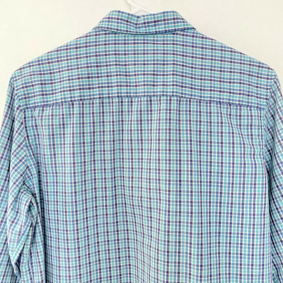 Vintage VTG Levi Strauss & Co Big E Plaid Button Up Long Sleeve Shirt Top 16 - Picture 5 of 8